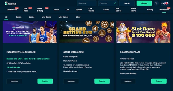 Page Casino Overview Image