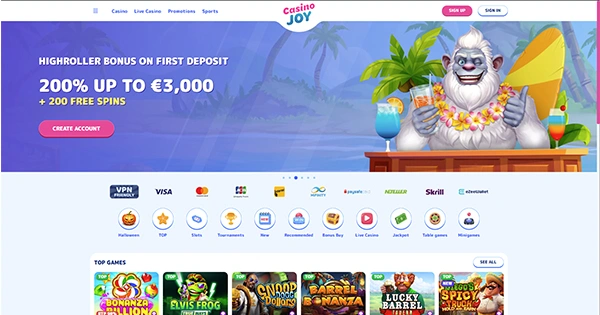 Page Casino Overview Image