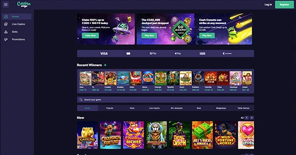 Page Casino Overview Image