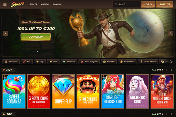 Page Casino Overview Image
