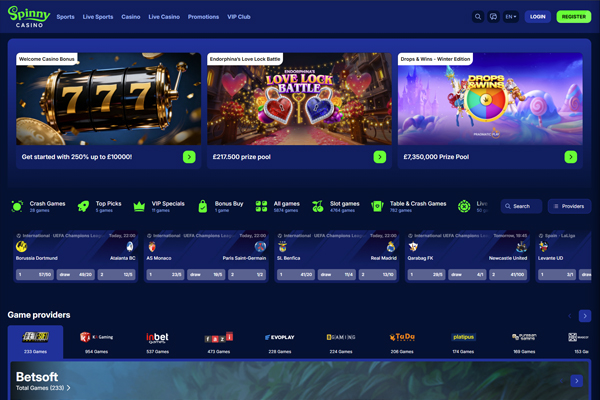 Page Casino Overview Image