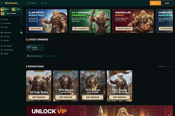 Page Casino Overview Image