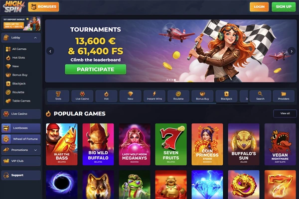 Page Casino Overview Image